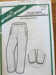 759 GREEN PEPPER POLAR PANTS FLEECE PANTS HIM HER PATTERN XS-XXL